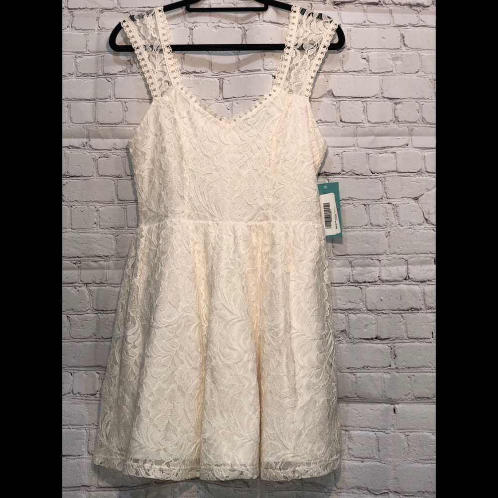 Lace Off - White Dress